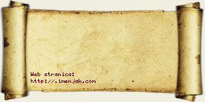 Nadja Biberović vizit kartica